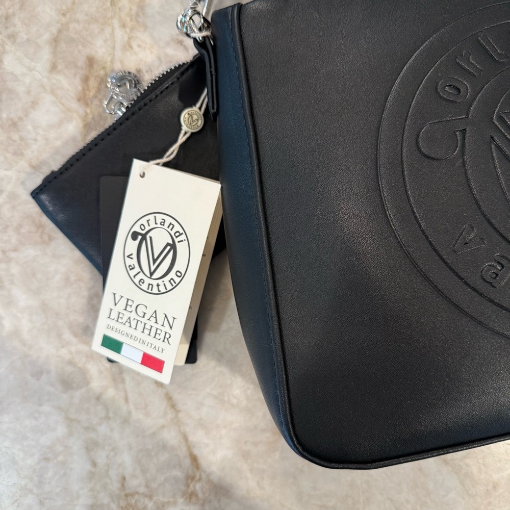 Orlandi Valentino Crossbody Bag with Matching Change Purse NWT - Picture 3 of 9
